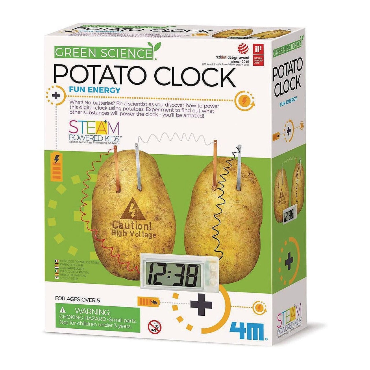 4M&#x2122; Green Science Potato Clock Kit
